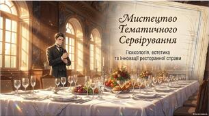 Презентація «Тематичне сервірування столів: стилістика, декор та інноваційні тренди в оформленні бенкетів»
