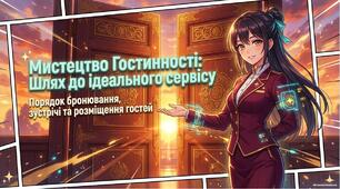 Презентація «Сервіс першого контакту: порядок бронювання, зустріч гостей та супровід до столу в закладах ресторанного господарства»