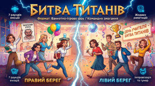 Розважальна програма «Битва Титанів» (до Дня учителя) - сценарій + презентація