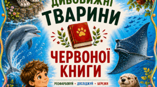Дитяча розмальовка «Дивовижні тварини Червоної книги»