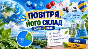 Повітря, його склад  ХІМІЯ.8 клас