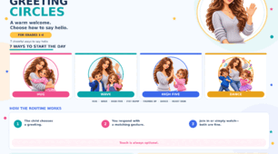 Greeting circles