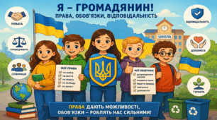 Що означає мати громадянство? Поняття «громадянин» в давнину і в сьогоденні. Чим різняться громадяни держави і її населення? Чому громадяни мають не лише права, а й обов’язки? Якою має бути громадянська поведінка шкільного колективу?