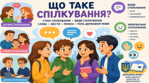 Що таке спілкування? Стилі спілкування (дружнє, сімейне, ділове) та їхні особливості. Види спілкування. Слова, жести, міміка. Роль державної мови в спілкуванні