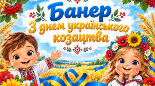 Банер «З Днем українського козацтва»