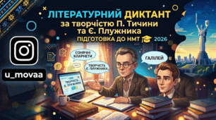 Літературний диктант за творчістю П. Тичини та Є. Плужника