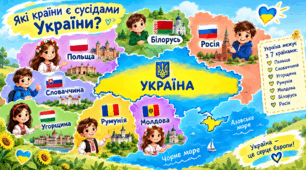 Які країни є сусідами України
