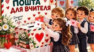💌 «Пошта для вчителя» — чудова ідея до Дня вчителя! 🌷