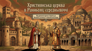 Презентація "Християнська церква в Ранньому середньовіччі" + Робочий аркуш