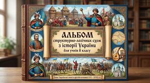 АЛЬБОМ структурно-логічних схем з історії України для учнів 8 класу