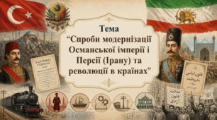 Спроби модернізації Османської імперії і Персії (Ірану) та революції в країнах. Презентація з всесвітньої історії для 9 класу