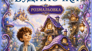 Дитяча розмальовка «Казкові будиночки»