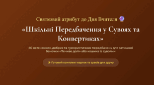 Шкільне передбачення до Дня вчителя