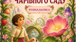 Дитяча розмальовка «Таємниці чарівного саду»