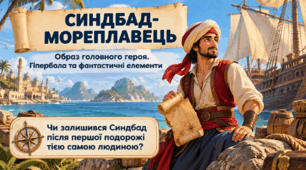 «Синдбад-мореплавець». Образ головного героя. Гіпербола та фантастичні елементи