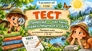 Природа — частина навколишнього світу