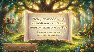 "Чому природа — це невіддільна частина навколишнього світу?"