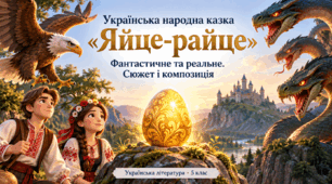 Українська народна казка “Яйце-райце”. Фантастичне та реальне. Сюжет і композиція