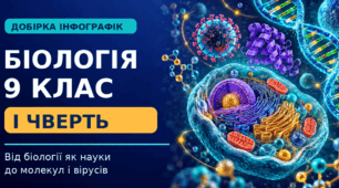 Добірка інфографік з біології для 9 класу: матеріали І чверті