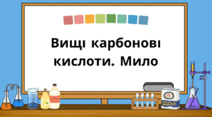 Вищі карбонові кислоти. Мила