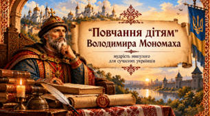 8 клас НУШ Духовний заповіт Володимира Мономаха в «Повчанні дітям». Втілення у творі моральних принципів і традицій княжої доби. ТЛ: повчання.