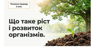 6 клас. Презентація "Що таке ріст і розвиток організмів" НУШ