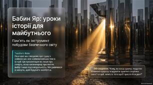 29 вересня - День пам'яті жертв Бабиного Яру. Бабин Яр: уроки історії для майбутнього. Безкоштовно