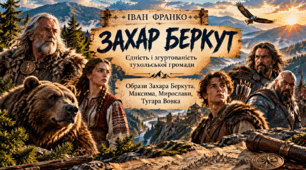Іван Франко "Захар Беркут.Єдність і згуртованість  тухольської громади. Образи  Захара Беркута, Максима, Мирослави, Тугара Вовка" 7 клас НУШ