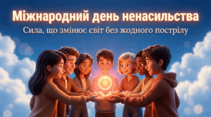 ✨СУЧАСНА анімована презентація на 44 слайди🕊️" 2 жовтня - Міжнародний день ненасильства"🕊️