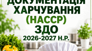 Документація з організації харчування в ЗДО на 2026/2027 навчальний рік