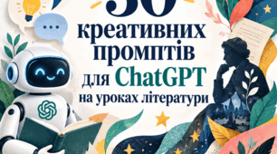«30 креативних промптів для ChatGPT на уроках літератури»