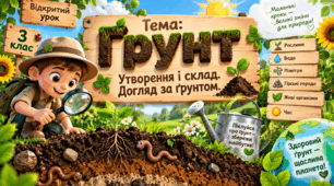 "Грунт" Відкритий урок з "Я досліджую світ" 3 клас
