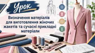 Визначення матеріалів для виготовлення жіночих жакетів та сучаснi прикладнi матерiали