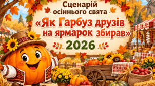 Сценарій осіннього свята «Як Гарбуз друзів на ярмарок збирав» 2026