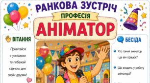 Ранкова зустріч. Професія дня - АНІМАТОР