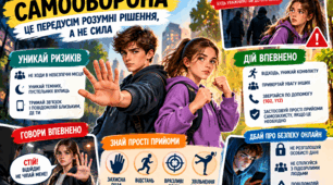 Презентація «Самооборона та перша допомога в небезпечних ситуаціях»  8 клас НУШ