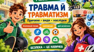 Травма й травматизм. Причини, види та наслідки 7 клас НУШ
