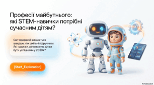 Професії майбутнього: які STEM-навички потрібні сучасним дітям?