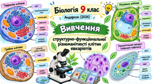 Лабораторне дослідження «Вивчення структурно-функціональної різноманітності клітин евкаріотів»