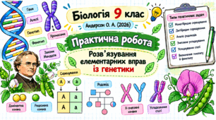 Практична робота «Розв’язування елементарних вправ із генетики»