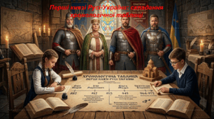 Презентація "Перші князі Русі-України: складання хронологічної таблиці" 7 клас історія України НУШ