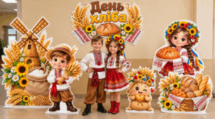 🌾 Колоритне МЕГА ОФОРМЛЕННЯ до Дня хліба! 🍞💛