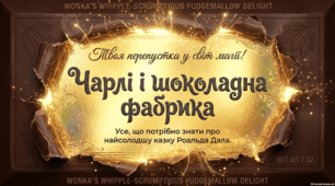 Роальд Дал «Чарлі і шоколадна фабрика»