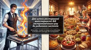 Презентація «Технологія ресторанного сервісу: англійський метод подавання страв та напоїв з використанням приставного столика та сервірування "в стіл"»