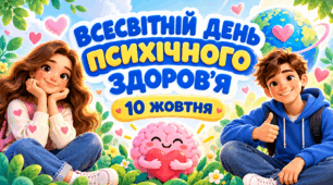 День психічного/ментального здоров'я. (Презентація, конспект + оформлення дошки)
