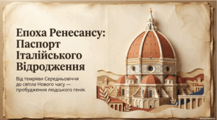 Епоха Ренесансу. Паспорт італійського Відродження