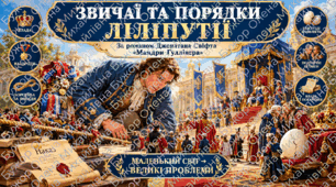 Навчальні матеріали "Звичаї та порядки Ліліпутії" (за романом Джонатана Свіфта "Мандри Гуллівера" частина І)