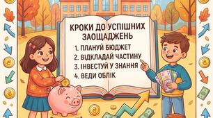 Постер присвячений до Всесвітнього дня заощаджень та Дня фінансової грамотності: