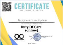  Duty Of Care (online)