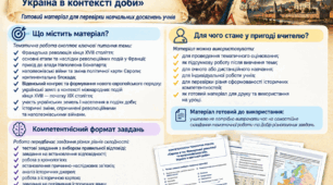 Підсумкова діаностувальна робота за темою: «Європа в час Французької революції та наполеонівських війн. Україна в контексті доби»